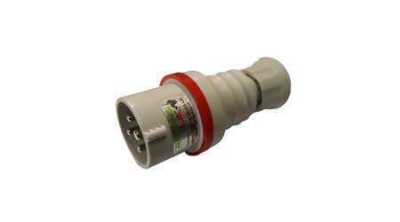 giraffe controls red male 16A 4 pin plug